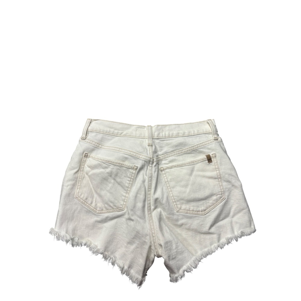 Joe's Jeans The Alex Shorts Women 28 White High Rise‎ Frayed Hem Button Fly - Picture 5 of 16